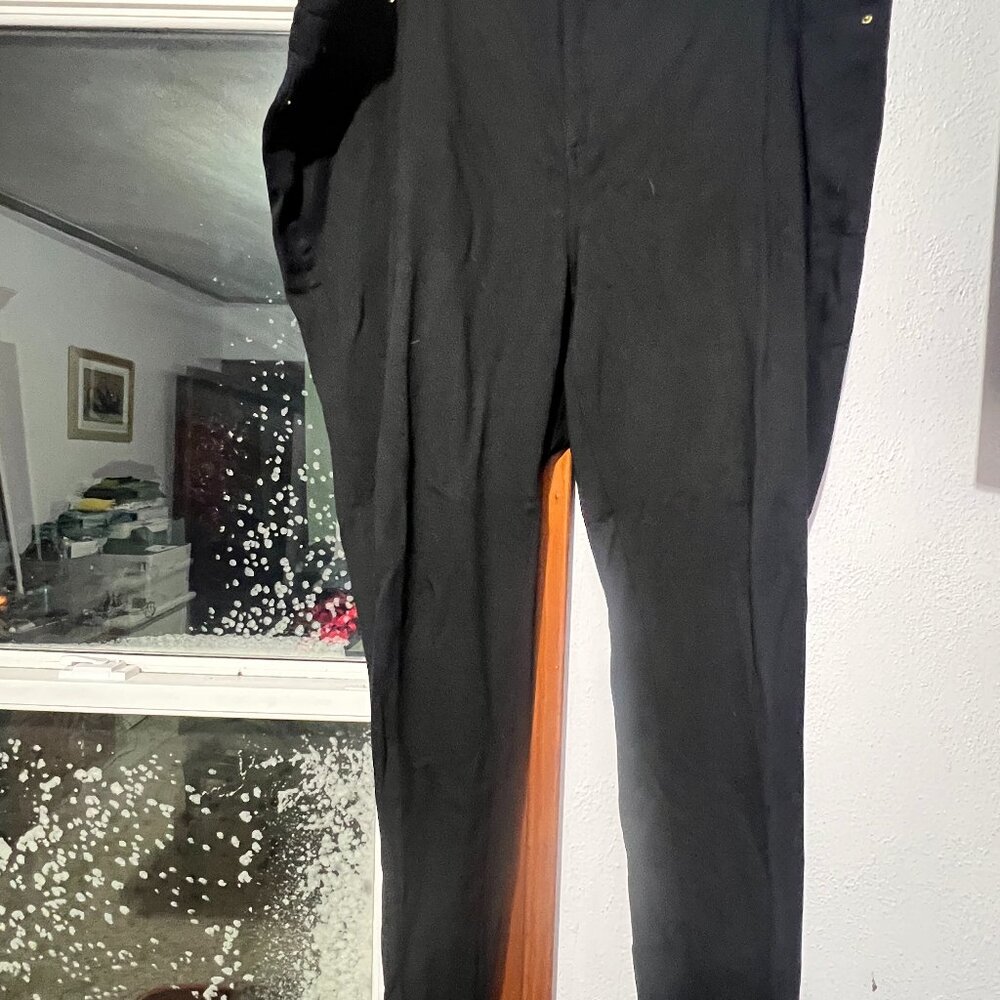 INC Black Rayon/Nylon?Spandex black dress pants